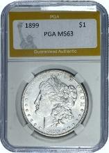 1899 Morgan Dollar PGA MS63