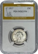 1917 Standing Liberty Quarter PGA MS63 FH