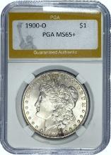 1900-O Morgan Dollar PGA MS65+