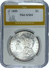 1885 Morgan Dollar PGA MS64