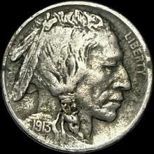 1913-D Buffalo Nickel Type 2 CLOSELY UNCIRCULATED
