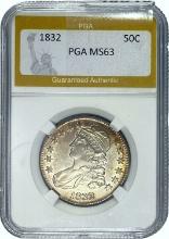 1832 50C PGA MS63