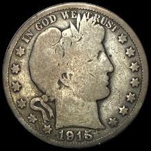 1915 Barber Half Dollar CLOSELY UNCIRCULATED