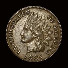 1885 Indian Head Cent NEARLY UNCIRCULATED