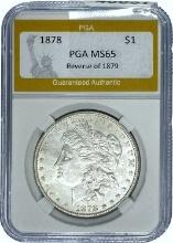 1878 Morgan Dollar PGA MS65
