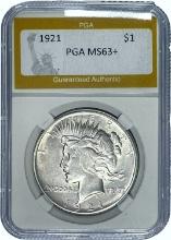 1921 Silver Dollar PGA MS63+