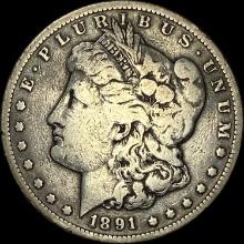 1891-CC Silver Morgan Dollar NICELY CIRCULATED