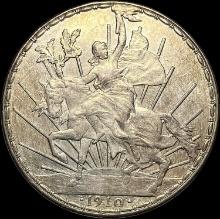 1910 Mexico Silver 1 Peso UNCIRCULATED