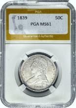 1839 50C PGA MS61