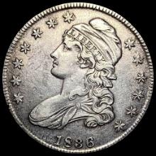 1836 Capped Bust Half Dollar NEARLY UNCIRCULATED