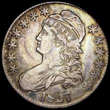 1827 Capped Bust Half Dollar NEARLY UNCIRCULATED