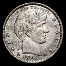 1898 Barber Silver Quarter UNCIRCULATED
