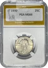 1930 Standing Liberty Quarter PGA MS66