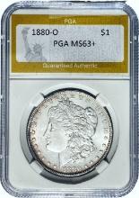 1880-O Morgan Dollar PGA MS63+