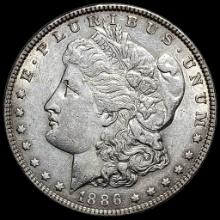 1886 Silver Morgan Dollar CLOSELY UNCIRCULATED