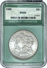 1888 Morgan Dollar NTC MS66 SILVER