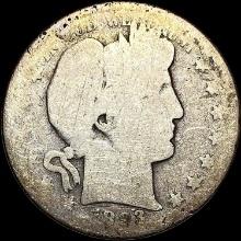 1893 Silver Barber Quarter NICELY CIRCULATED