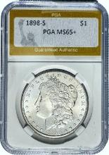 1898-S Morgan Dollar PGA MS65+