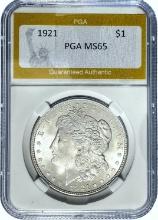 1921 Morgan Dollar PGA MS65
