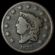 1833 Coronet Head Large Cent LIGHTLY CIRCULATED