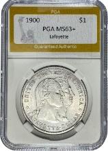 1900 Silver Lafayette Dollar PGA MS63+