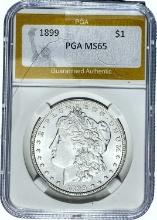 1899 Morgan Silver Dollar PGA MS65