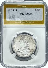 1838 50C PGA MS63