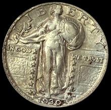 1930-S Silver Standing Liberty Quarter CLOSELY UNCIRCULATED