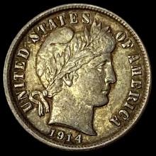 1914-D Silver Barber Dime CHOICE BU