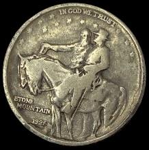 1925 Silver Half Dollar Stone Mountain LIGHTLY CIRCULATED