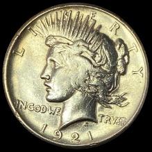 1921 Silver Peace Dollar LIGHTLY CIRCULATED