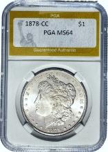 1878-CC Morgan Dollar PGA MS64