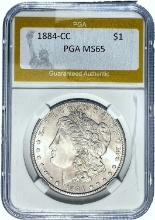 1884-CC Morgan Dollar PGA MS65