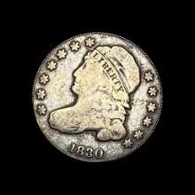 1830 Capped Bust Dime NICELY CIRCULATED