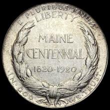 1920 Silver Maine Centennial Half Dollar UNCIRCULATED