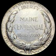 1920 Silver Maine Centennial Half Dollar UNCIRCULATED