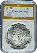 1879 $1 Morgan Dollar PGA MS64 DMPL