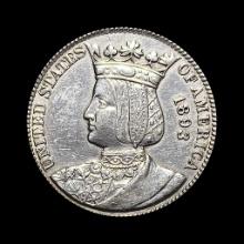 1893 Columbian Exposition Quarter Dollar CHOICE AU