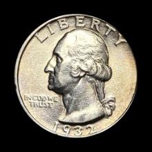 1932 Silver Washington Quarter UNCIRCULATED