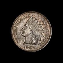 1907 Indian Head Cent CLOSELY UNCIRCULATED