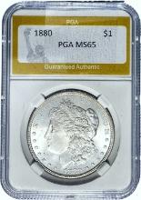 1880 Morgan Silver Dollar PGA MS65