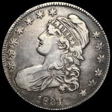 1834 Silver Capped Bust Half Dollar LIGHTLY CIRCULATED