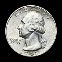 1941-S Silver Washington Quarter UNCIRCULATED