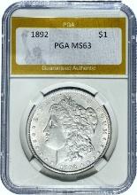 1892 Morgan Dollar PGA MS63