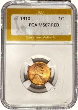 1910 1C PGA MS67 RED
