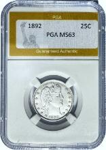 1892 25C PGA MS63