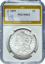 1899 Morgan Dollar PGA MS63