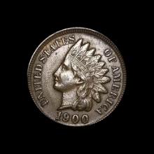1900 Indian Head Cent LIGHTLY CIRCULATED