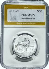 1925 Stone Mountain Half Dollar PGA MS65