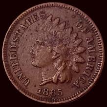 1865 Indian Head Cent CLOSELY UNCIRCULATED